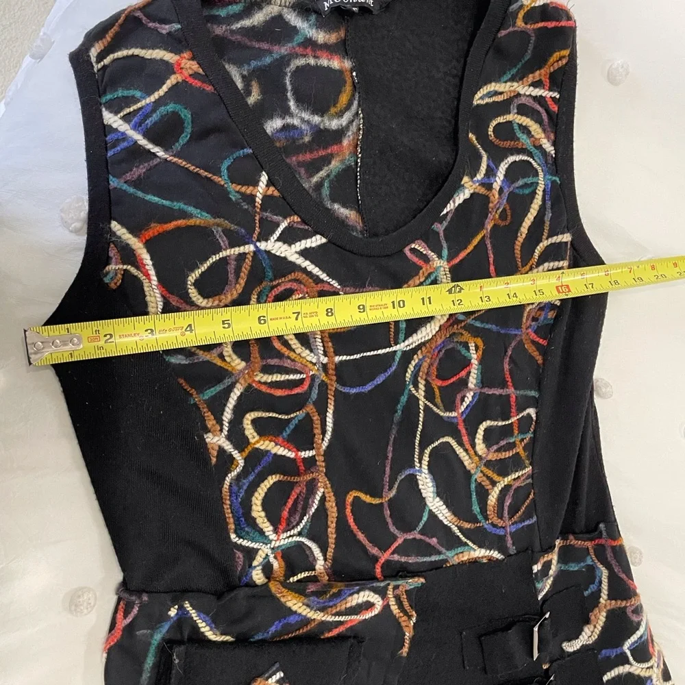 Multicolor Embroidered Mini Dress - Picture 7 of 10